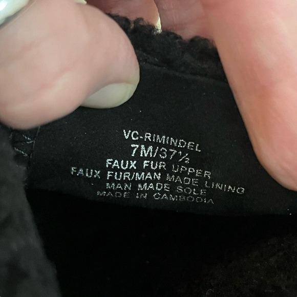 Vince Camuto Black and Brown Mules - Picture 9 of 14